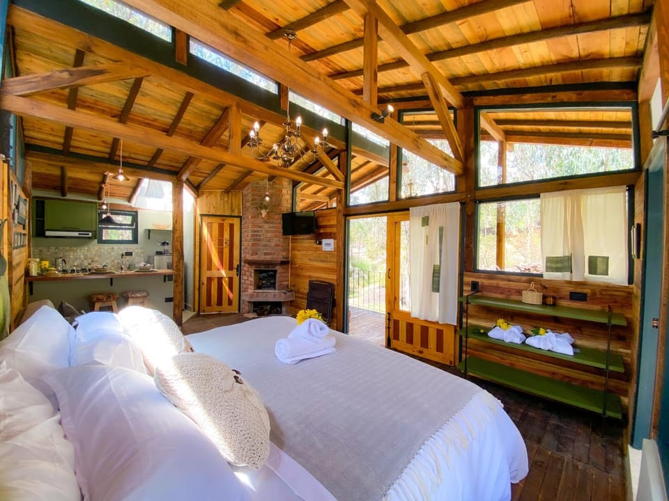 Bed, Kitchen or kitchenette, Photo of the whole room, Bedroom