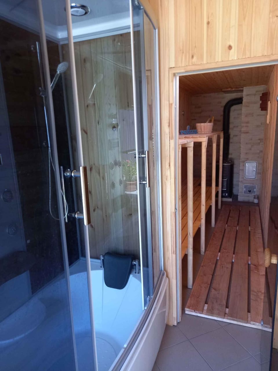 Shower, Sauna, Bathroom