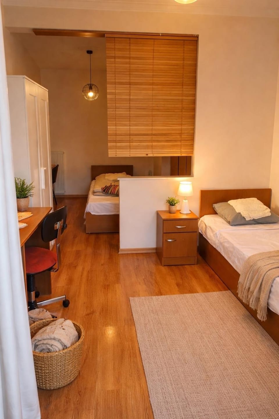 Bed, Bedroom, wardrobe
