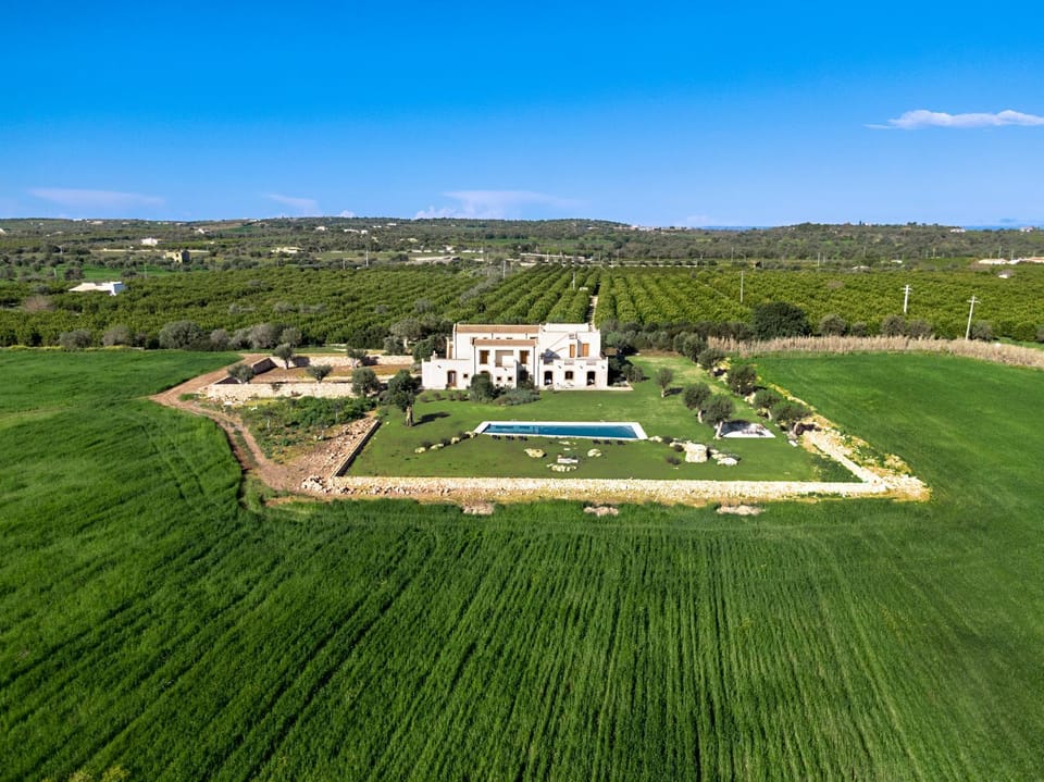 Property building, Nearby landmark, Spring, Day, Natural landscape, Bird's eye view, Pool view, Swimming pool