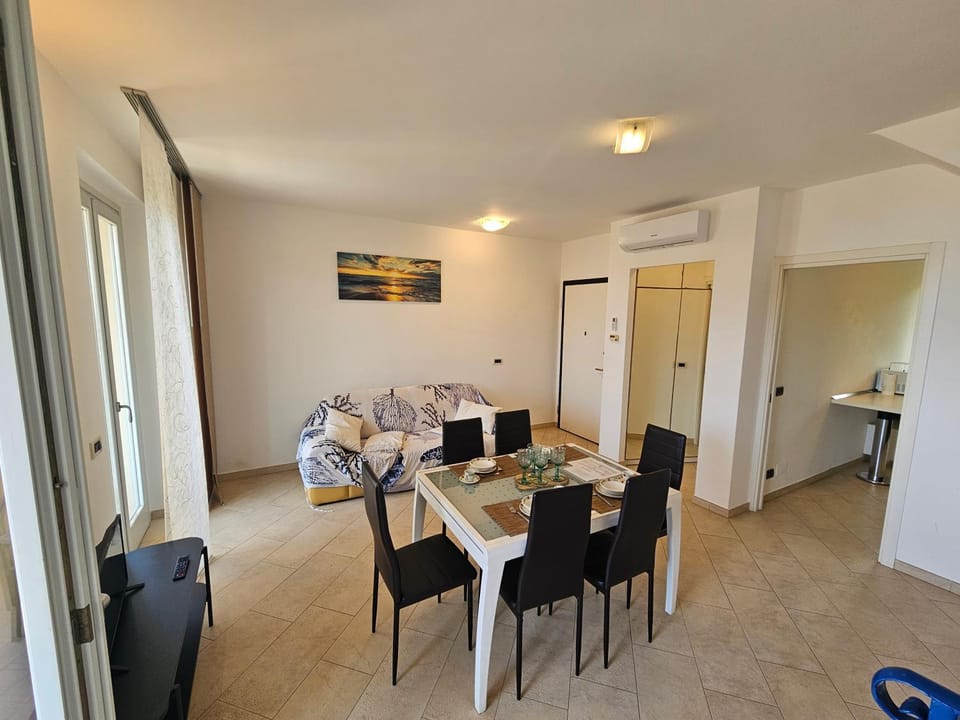 Dining area, air conditioner