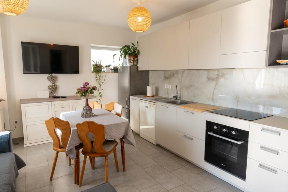 Kitchen or kitchenette, Dining area, dishwasher, oven, stove