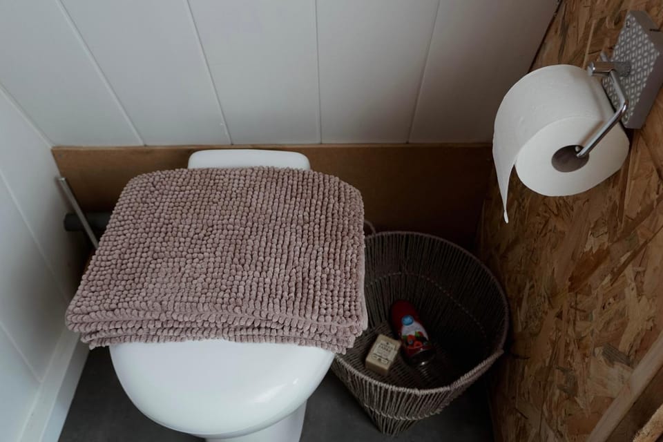 Toilet, Bathroom, towels