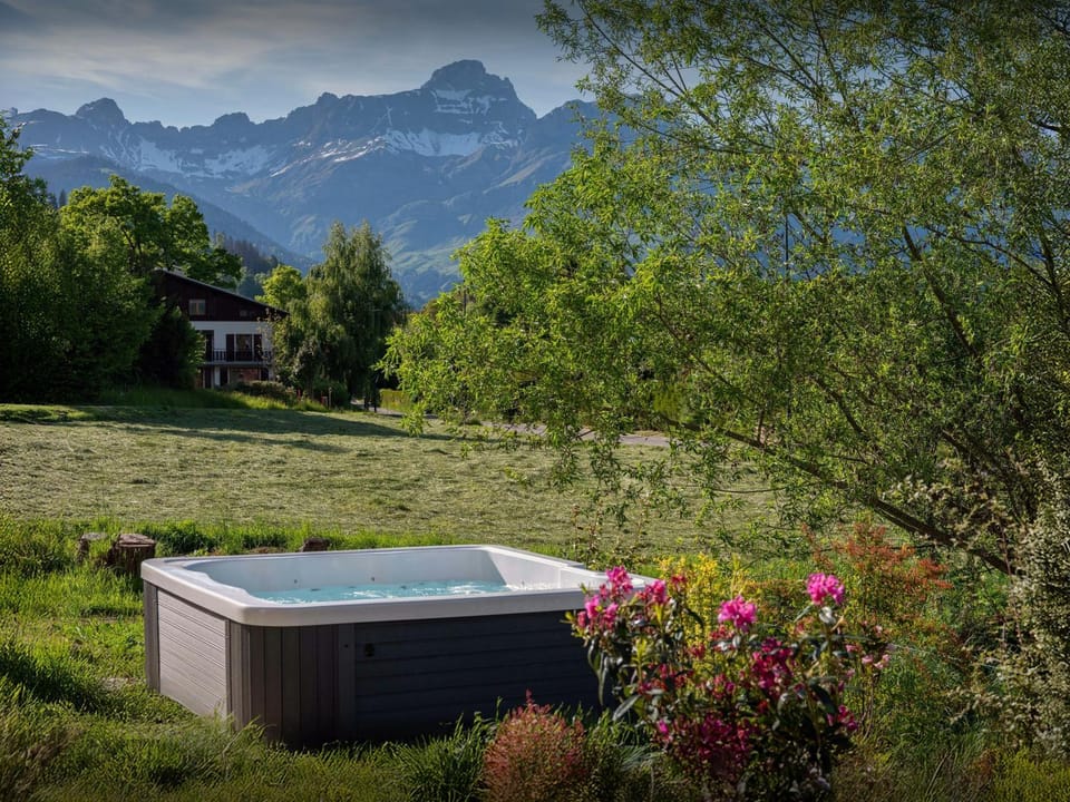 Day, Natural landscape, Summer, Hot Tub, Mountain view