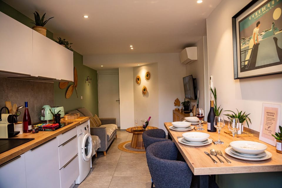magnifique T3 bord de mer garage privé classé 3 étoiles Apartment in Collioure