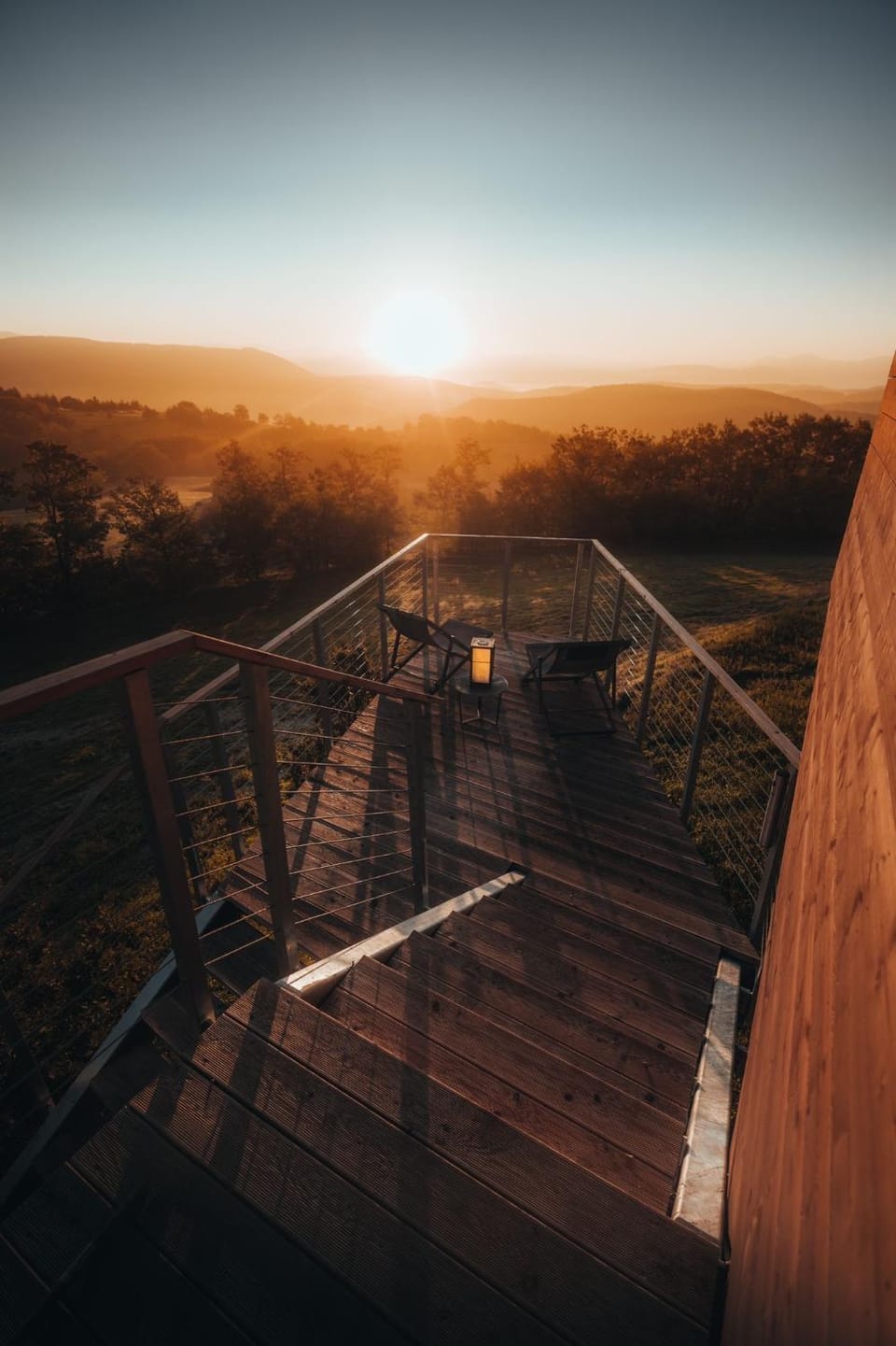Natural landscape, Balcony/Terrace, Sunrise