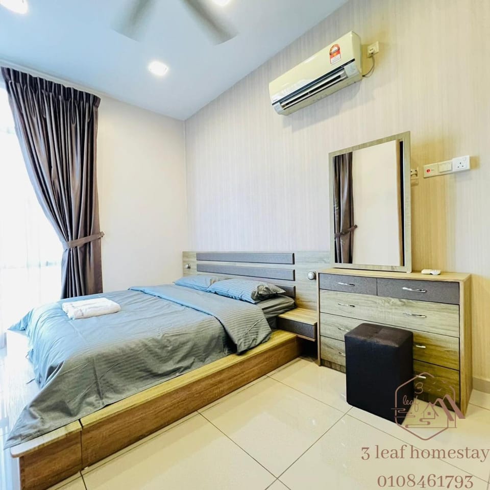 Bed, Photo of the whole room, Bedroom, air conditioner