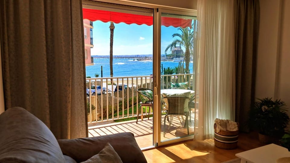 Patio, Day, Balcony/Terrace, Living room, Sea view, Sea view