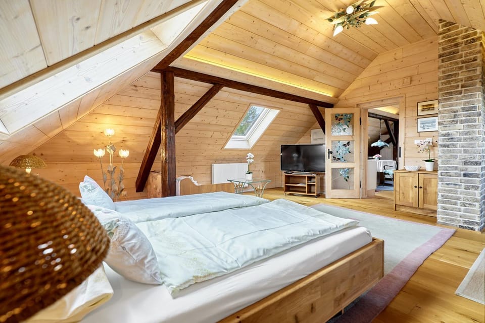 Bed, TV and multimedia, Bedroom
