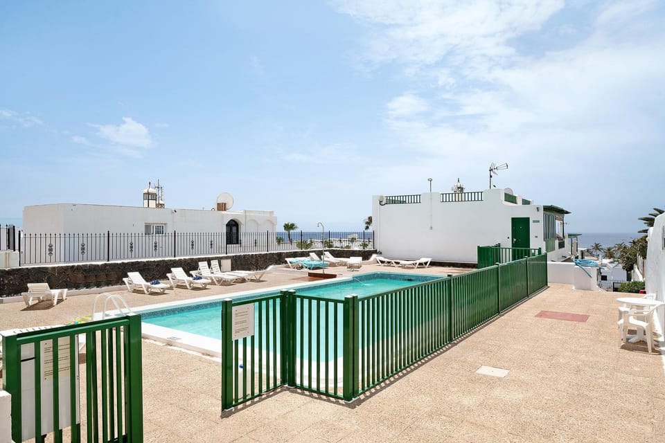 Property building, Living room, Swimming pool