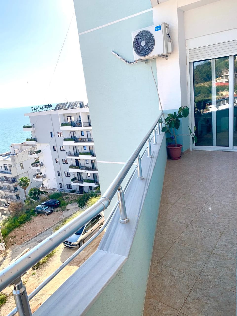 View (from property/room), Balcony/Terrace, Sea view