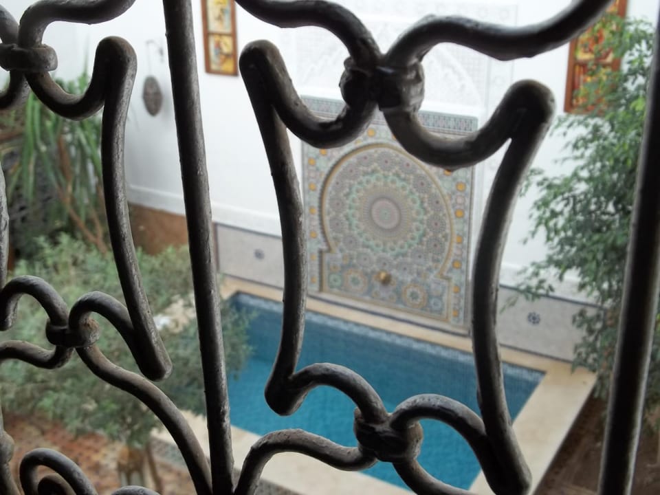 Patio, Pool view