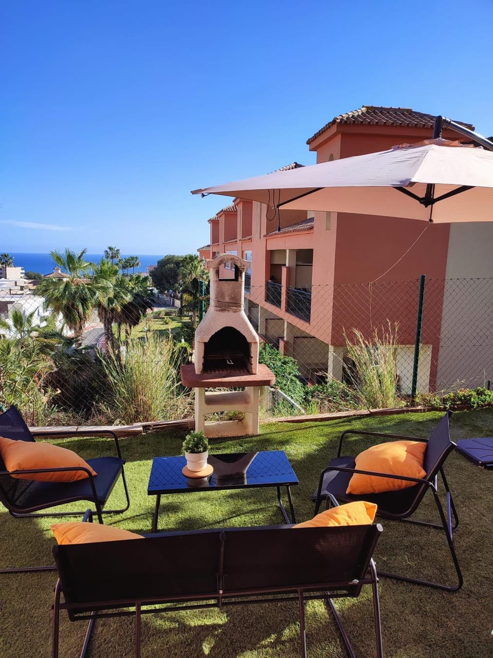 Property building, Patio, Garden view, Sea view