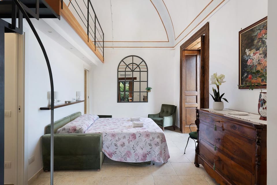 Property building, Living room, Bedroom
