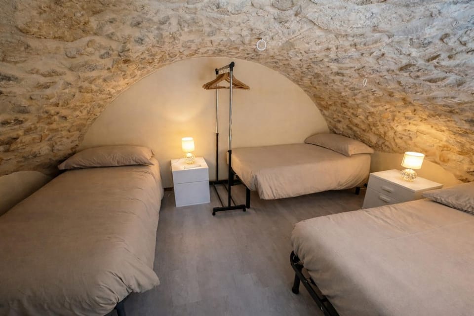Property building, Living room, Bedroom