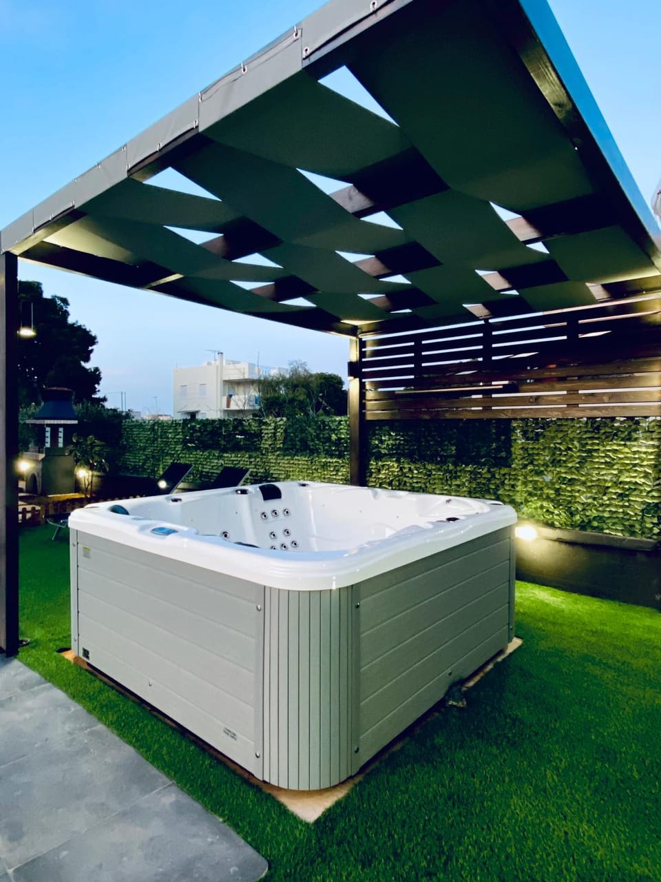 Day, Natural landscape, Garden, Hot Tub, Hot Tub, Garden view, Pool view