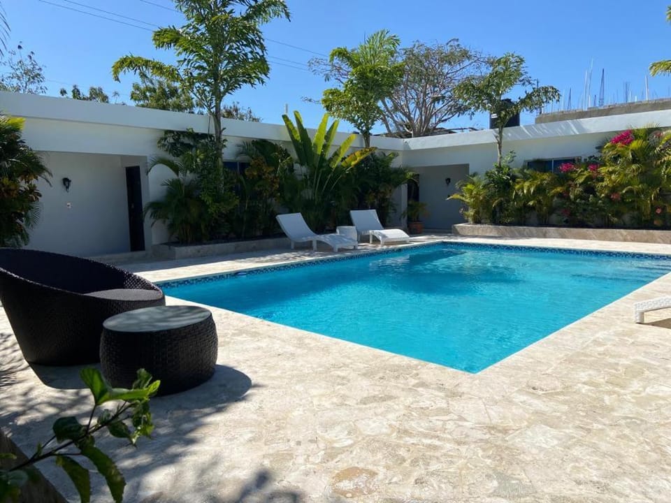Patio, Day, Garden, Pool view, Swimming pool