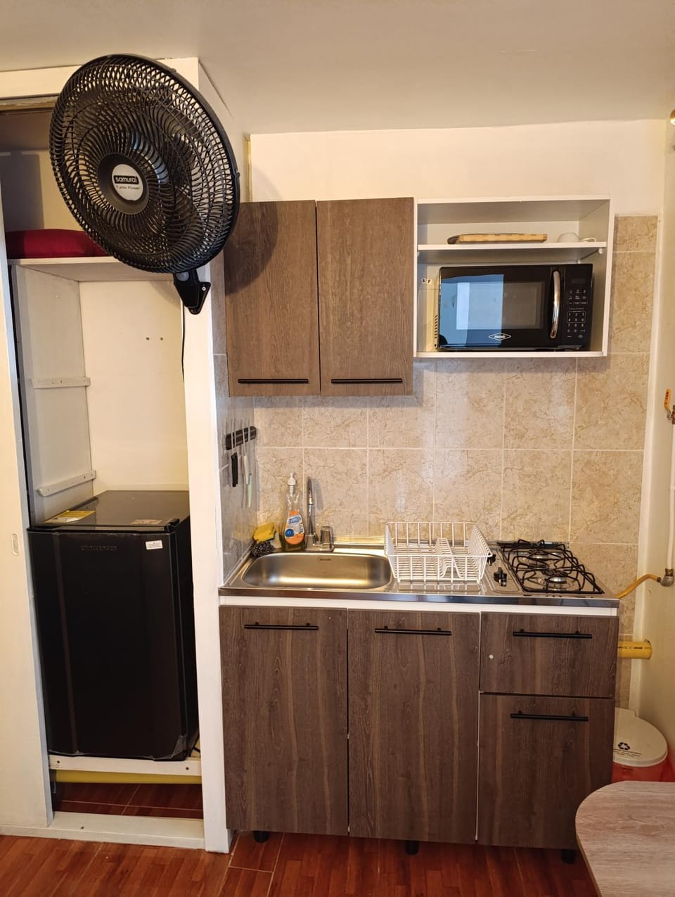 Kitchen or kitchenette, kitchen