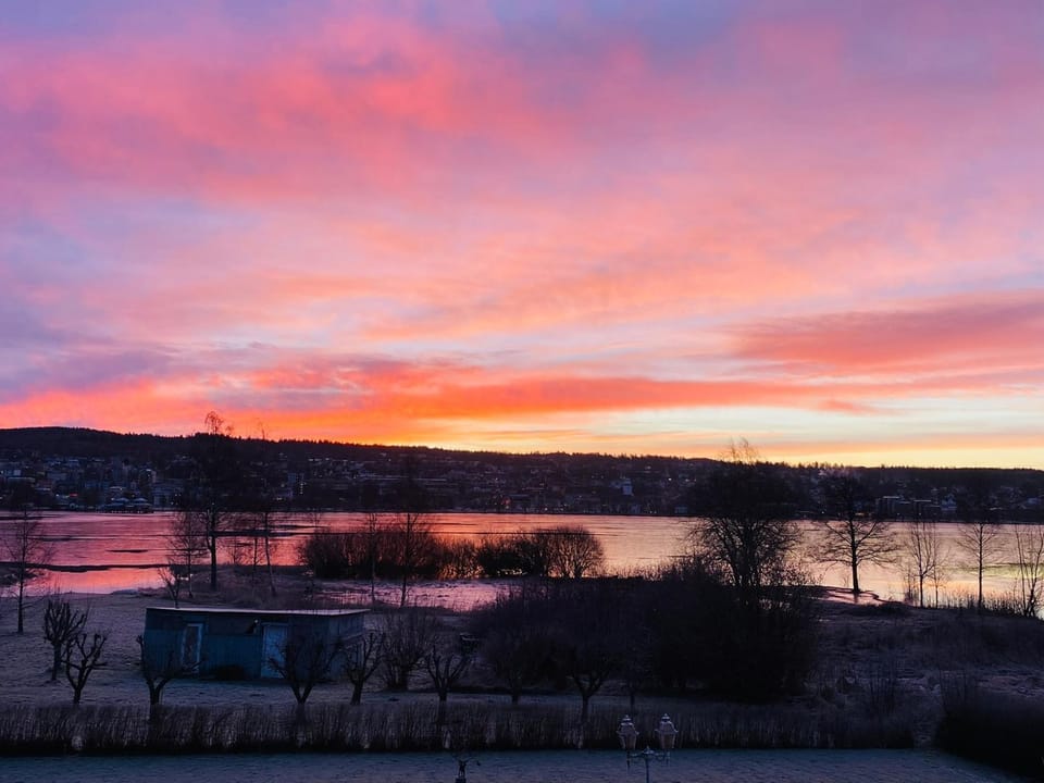 Lake view, Sunrise