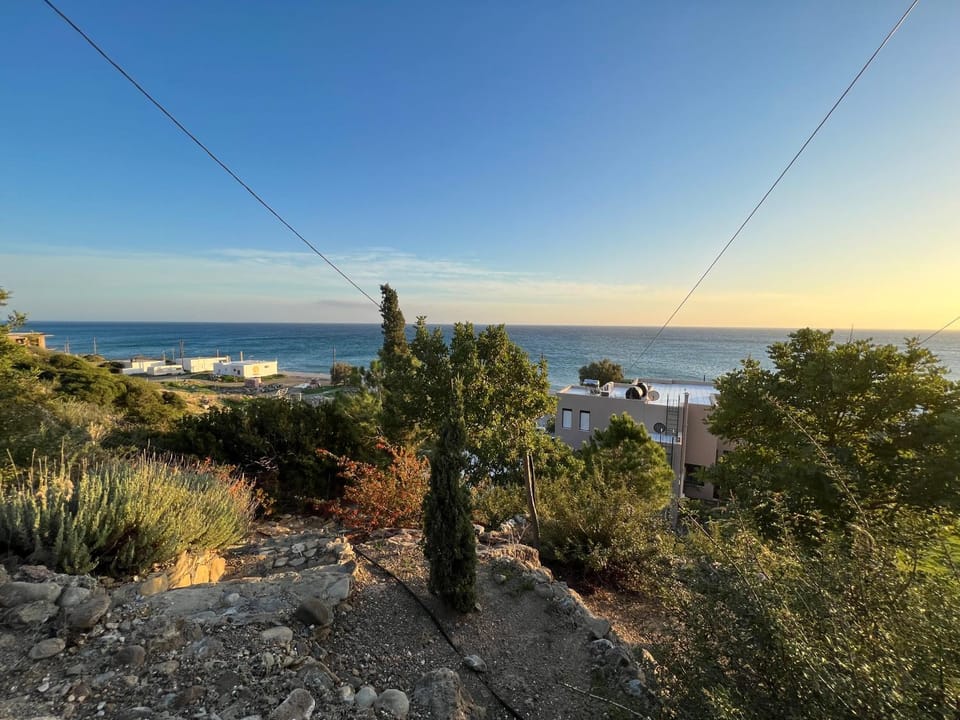Garden, Sea view