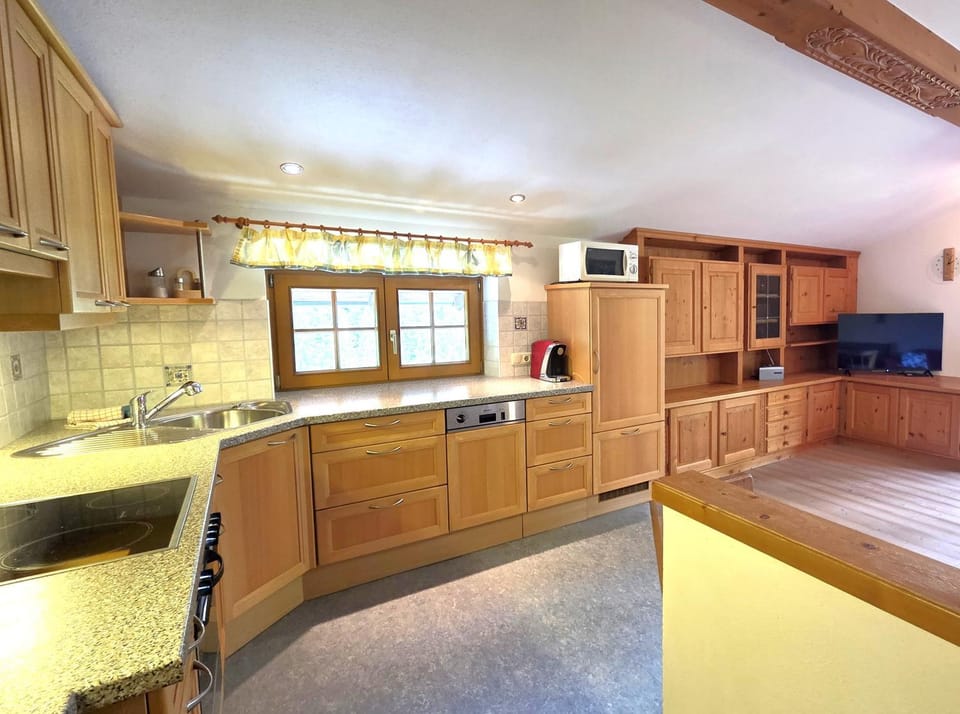 Kitchen or kitchenette, stove, kitchen