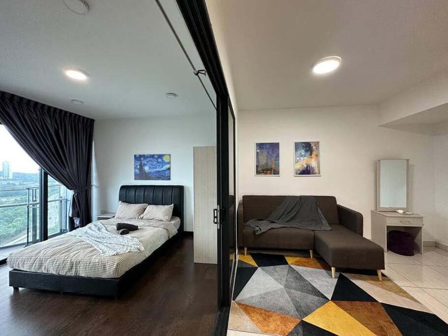 Almas Muji Cozy Studio100mbps Netflix By STAY Apartment in Johor