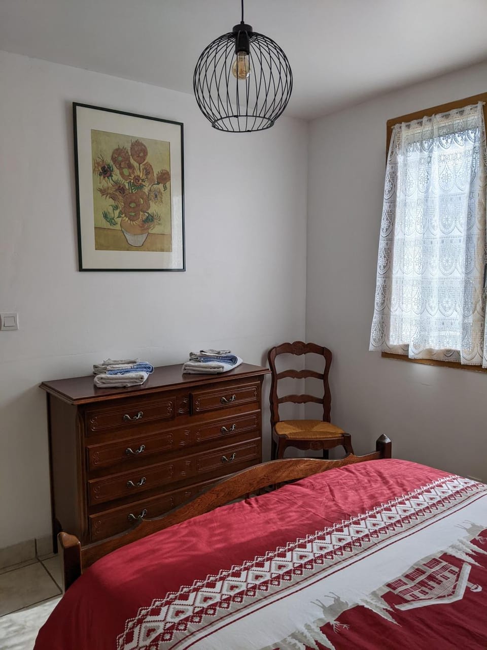 Bed, Photo of the whole room, Bedroom, hair dresser