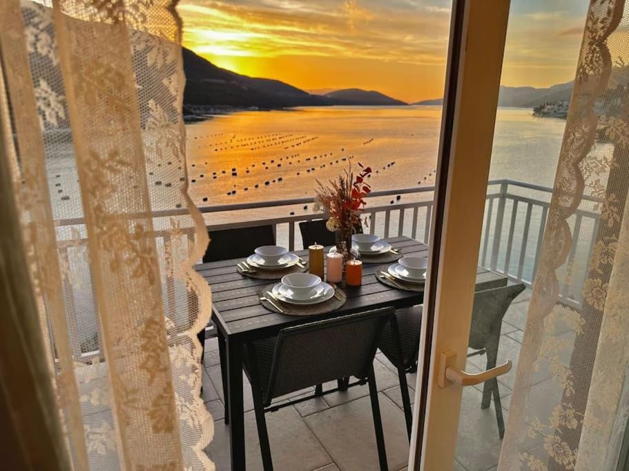 Beautiful fully renovated apartment BY THE SEA, large balcony with enchanting views Apartment in Neum