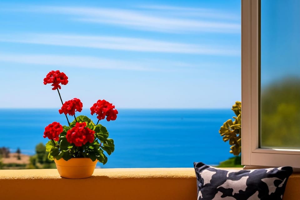 Day, Natural landscape, View (from property/room), Balcony/Terrace, Sea view