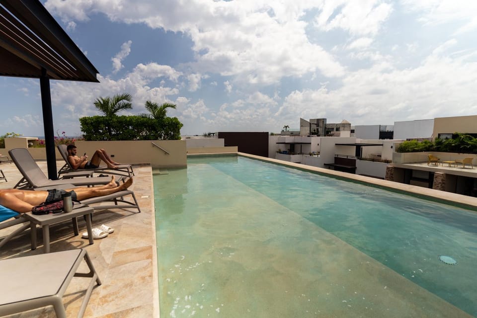 Day, Balcony/Terrace, Pool view, sunbed