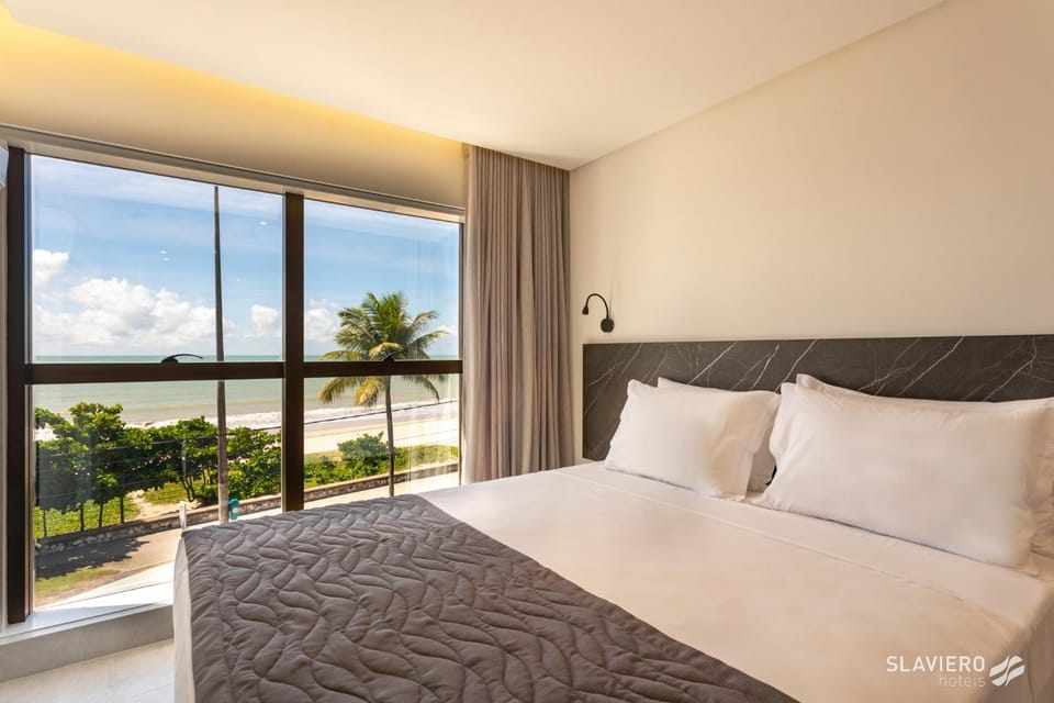 Bed, View (from property/room), Bedroom, Sea view