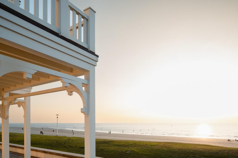 Natural landscape, View (from property/room), Balcony/Terrace, Beach, Sea view, Sunset