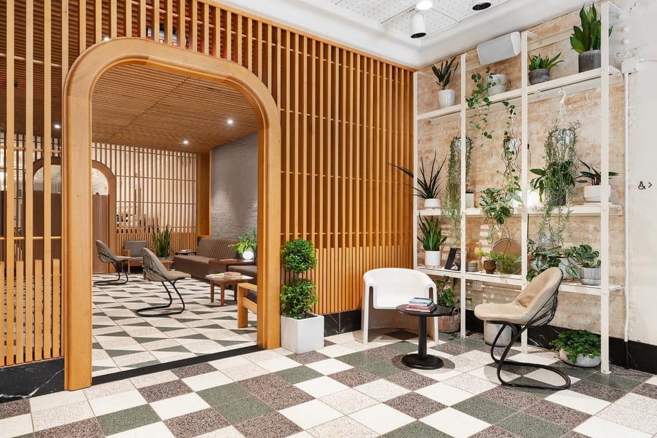 Property building, Seating area