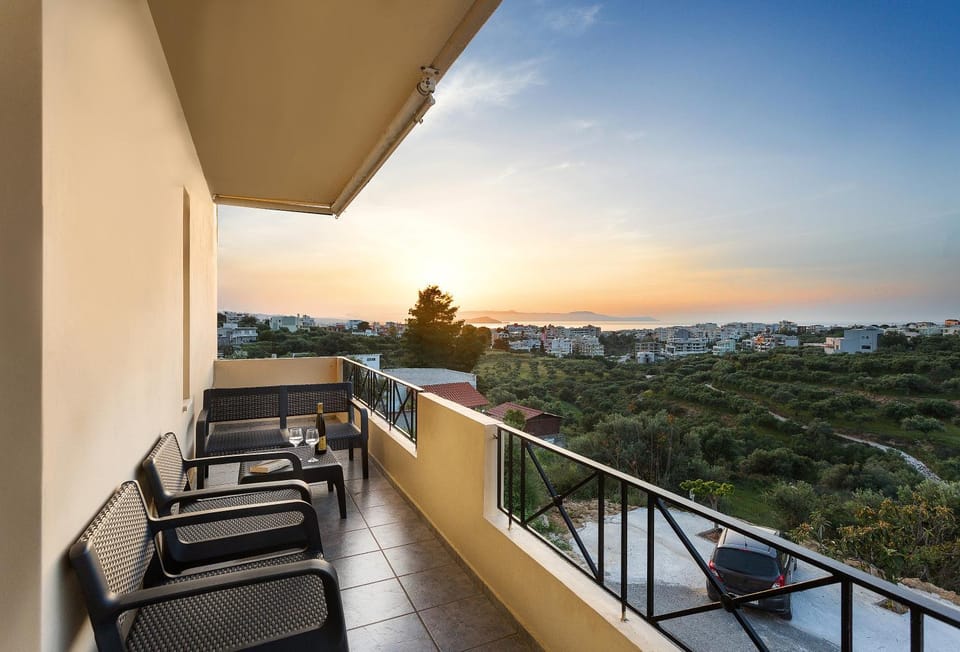Patio, Natural landscape, View (from property/room), Balcony/Terrace, Sunset