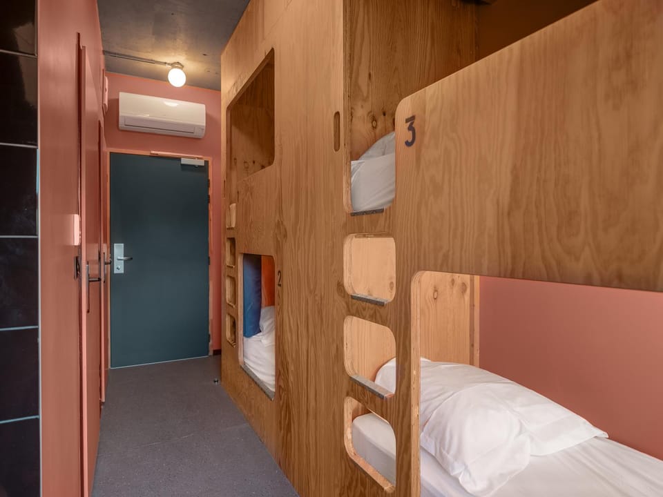 Bed, Photo of the whole room, Bedroom, bunk bed, wardrobe