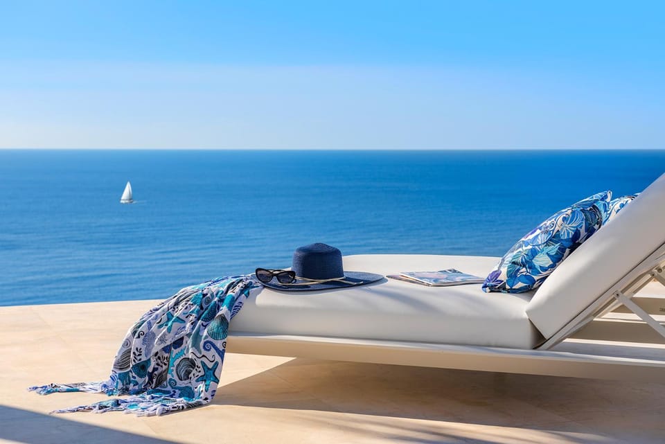 Day, Natural landscape, Sea view, sunbed