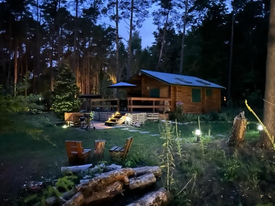 Urocza chatka w lesie nad wodą House in Masovian Voivodeship
