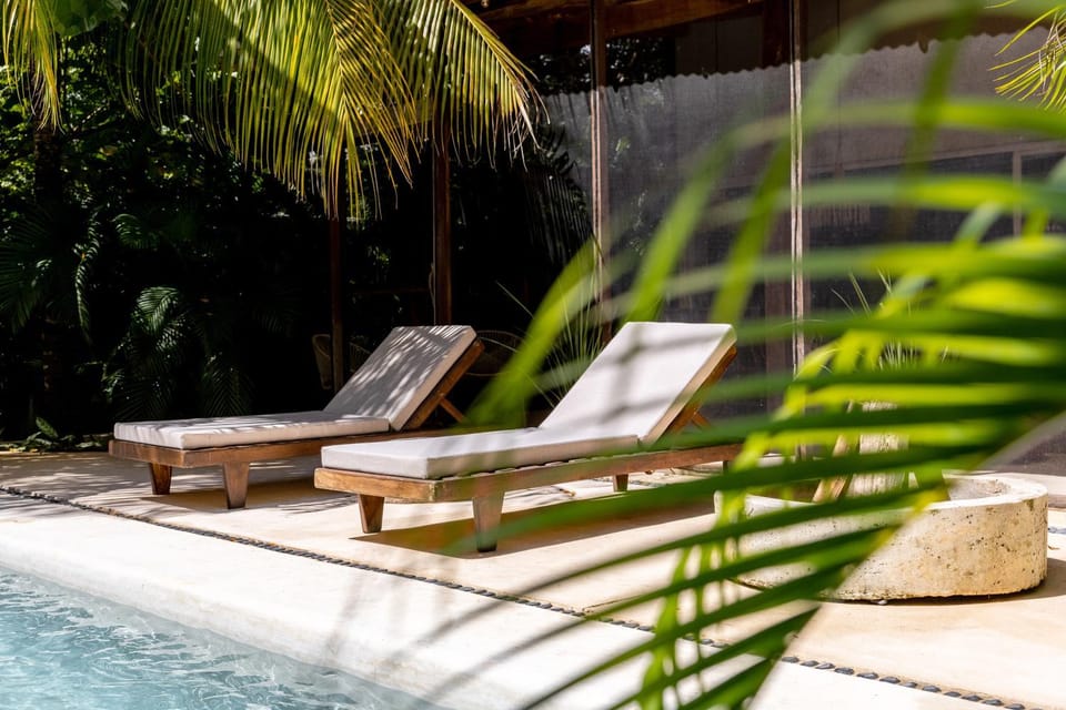 Patio, Day, Garden, Pool view, Swimming pool, sunbed