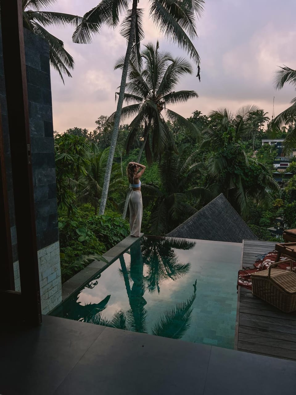 Natural landscape, Pool view, Swimming pool