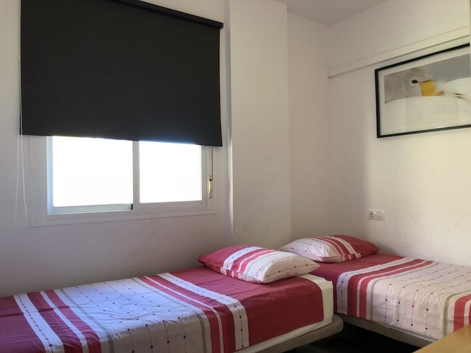 Property building, Living room, Bedroom