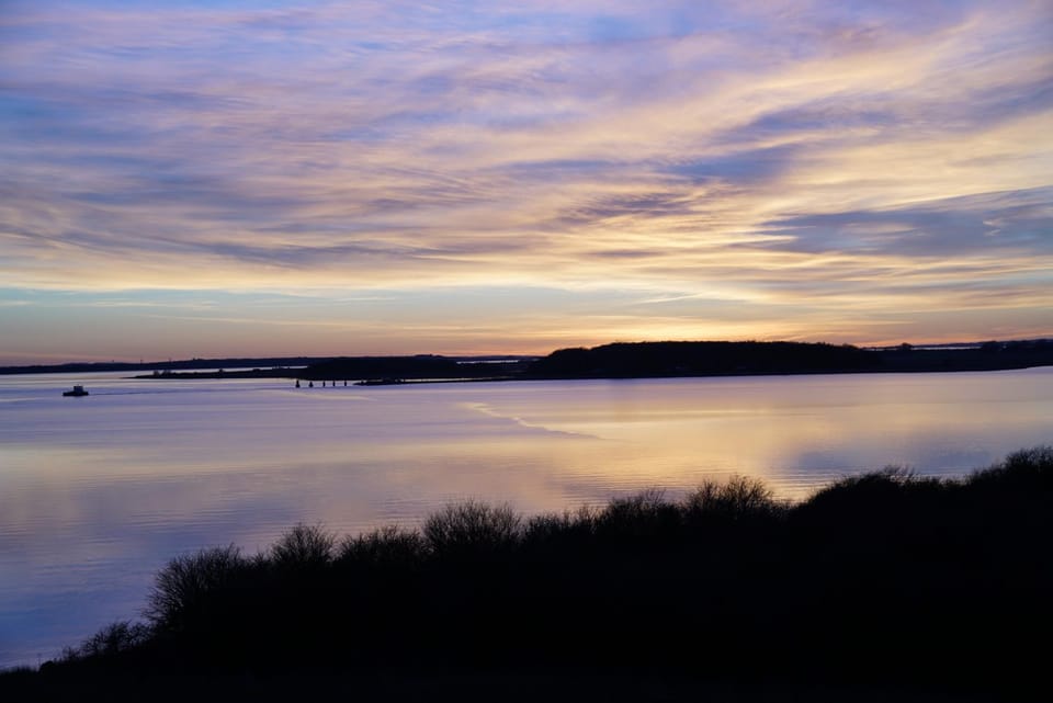 Day, Natural landscape, Sea view, Sunset