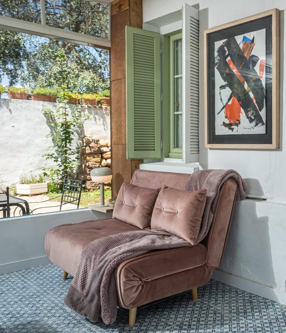 Property building, Patio, Living room
