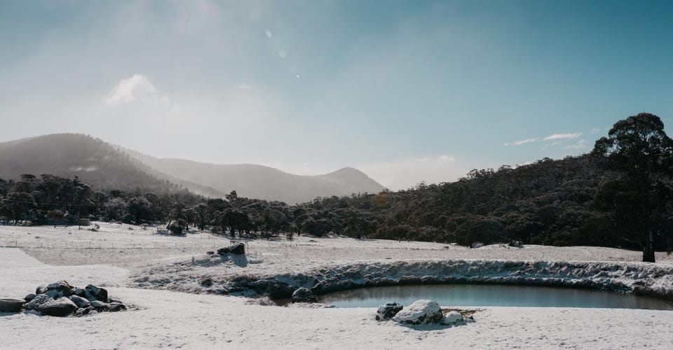 Natural landscape, Winter, Mountain view