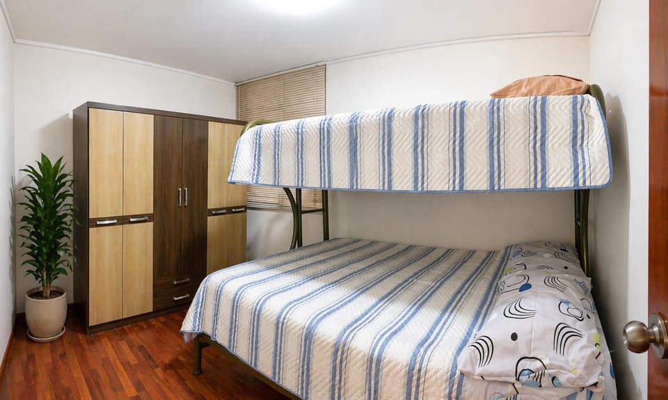 Bed, Photo of the whole room, Bedroom, bunk bed