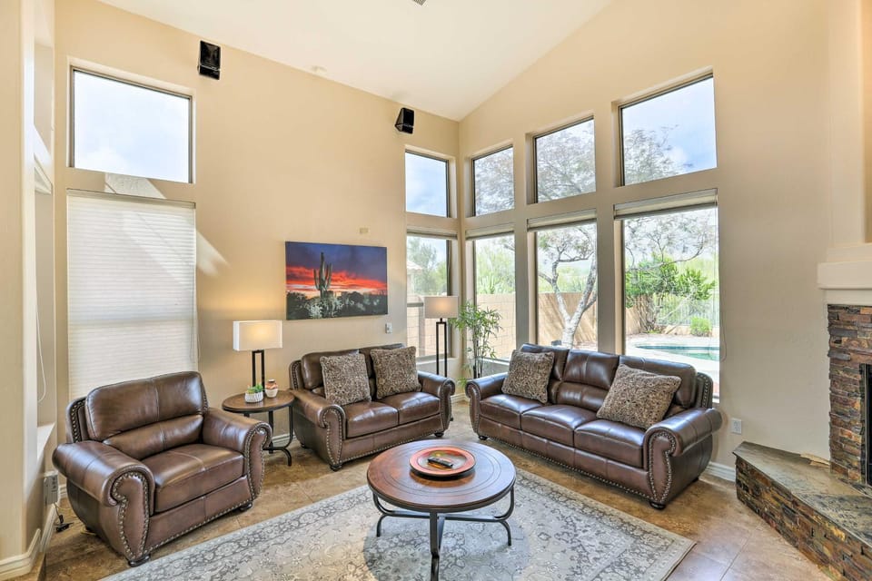 Pool, Fire Pit: Central Cave Creek Retreat! House in Phoenix