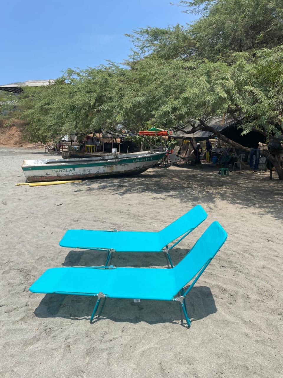Beach, sunbed