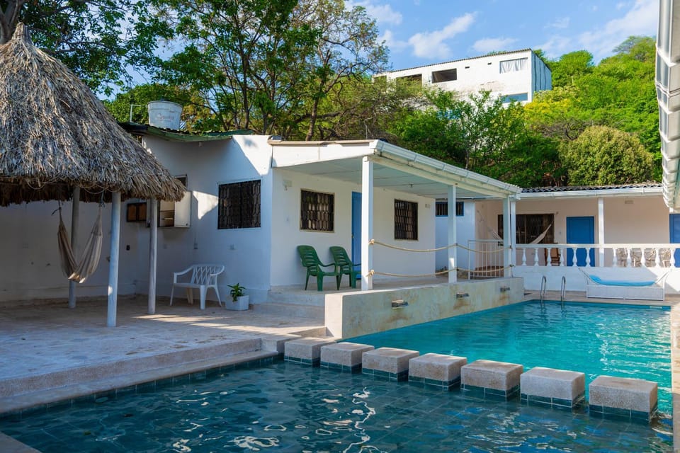 Patio, Day, Pool view