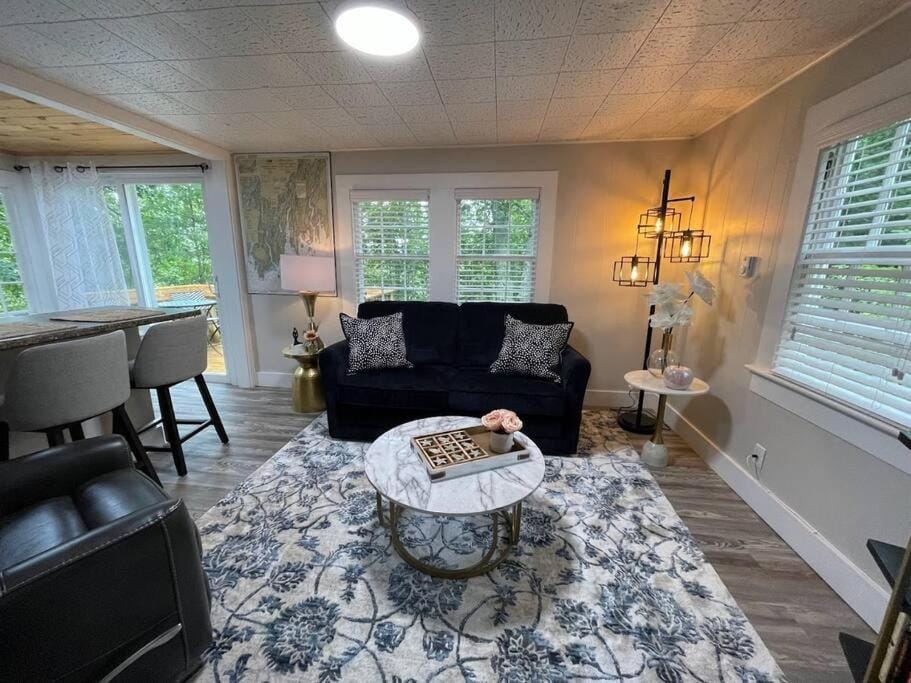Living room, Seating area, Dining area
