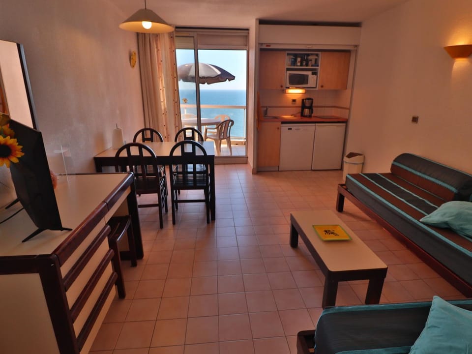 Studio cabine avec vue mer imprenable, parking privé - FR-1-472A-275 Cabin in Occitanie