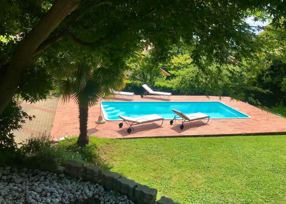 Garden view, Swimming pool, Swimming pool, sunbed